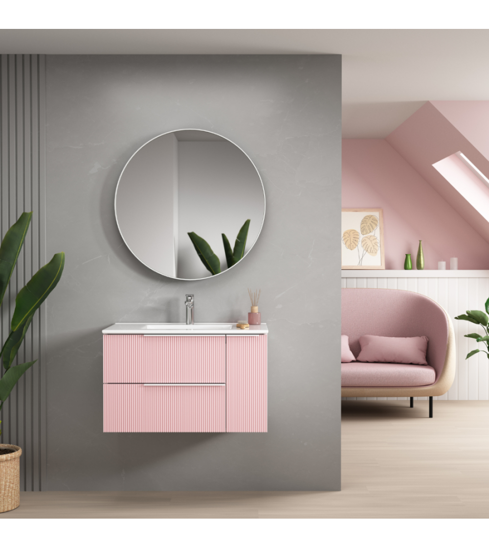 conjunto de muebles para el baño