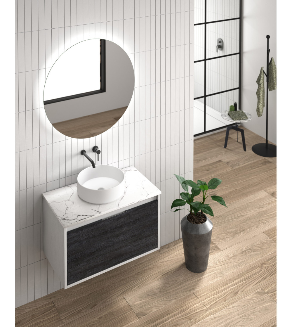 mueble para el baño suspendido blanco